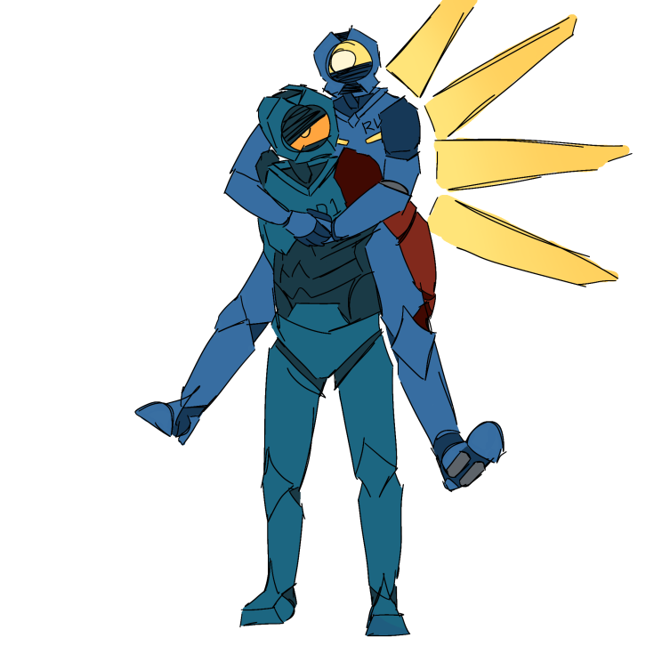 R1 and their sibling, D1.