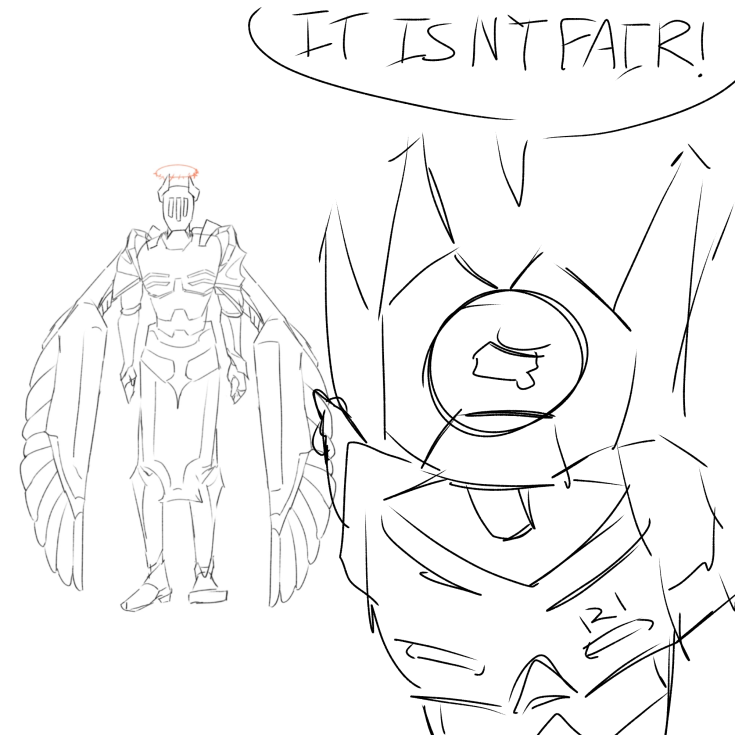 IT'S NOT FAIRRRR D1 GETS TO BE AN ARCHANGEL BEFORE MEEEEE?